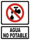 GS-322 SEÑALAMIENTO DE AGUA NO POTABLE